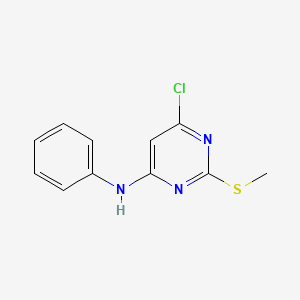 6-Chloro-2-(methylsulfanyl)-N-phenylpyrimidin-4-amine