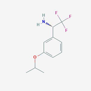 (S)-2,2,2-Trifluoro-1-(3-isopropoxy-phenyl)-ethylamine