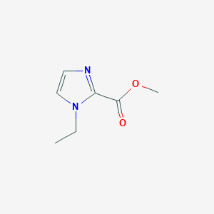 molecular formula C7H10N2O2 B13960205 methyl 1-ethyl-1H-imidazole-2-carboxylate 