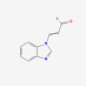 2-Propenal, 3-(1H-benzimidazol-1-yl)-