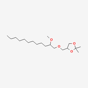 4-[[[2-(Methoxy)dodecyl]oxy]methyl]-2,2-dimethyl-1,3-dioxolane