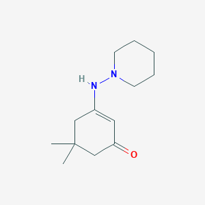 molecular formula C13H22N2O B13960342 5,5-Dimethyl-3-(1-piperidylamino)-2-cyclohexen-1-one CAS No. 114640-91-4