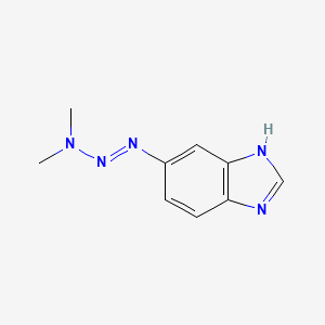 1H-Benzimidazole, 5-(3,3-dimethyl-1-triazenyl)-