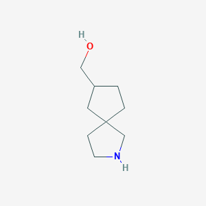 molecular formula C9H17NO B13960378 2-Azaspiro[4.4]nonan-7-ylmethanol 