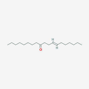 molecular formula C19H36O B13960401 (E)-nonadec-12-en-9-one 