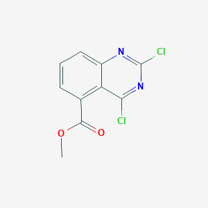 molecular formula C10H6Cl2N2O2 B1396041 2,4-二氯喹唑啉-5-甲酸甲酯 CAS No. 152536-24-8