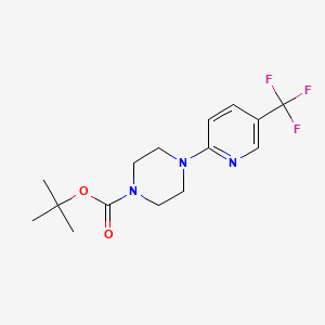 molecular formula C15H20F3N3O2 B1396042 tert-Butyl 4-(5-(trifluoromethyl)pyridin-2-yl)piperazine-1-carboxylate CAS No. 1232433-14-5