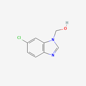 molecular formula C8H7ClN2O B13960424 (6-chloro-1H-benzo[d]imidazol-1-yl)methanol 