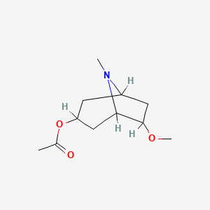 6-Methoxy-8-methyl-8-azabicyclo[3.2.1]oct-3-yl acetate