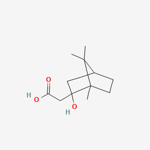 (2-Hydroxy-1,7,7-trimethylbicyclo[2.2.1]heptan-2-yl)acetic acid