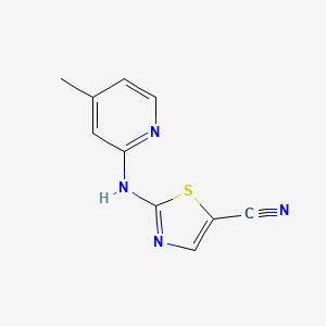 2-[(4-Methylpyridin-2-yl)amino]-1,3-thiazole-5-carbonitrile