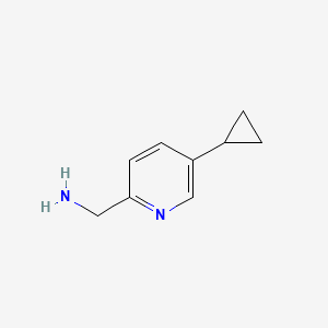 (5-Cyclopropylpyridin-2-yl)methanamine
