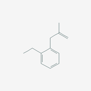 molecular formula C12H16 B1396060 3-(2-Ethylphenyl)-2-methyl-1-propene CAS No. 1256469-72-3