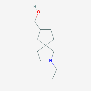 molecular formula C11H21NO B13960647 (2-Ethyl-2-azaspiro[4.4]nonan-7-yl)methanol 