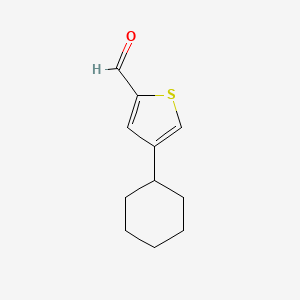 4-Cyclohexylthiophene-2-carbaldehyde