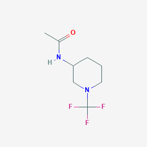 N-(1-(trifluoromethyl)piperidin-3-yl)acetamide