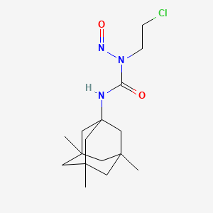 Urea, 1-(2-chloroethyl)-1-nitroso-3-(3,5,7-trimethyl-1-adamantyl)-