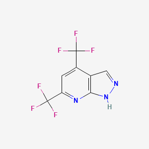 4,6-Bis(trifluoromethyl)-1H-pyrazolo[3,4-b]pyridine