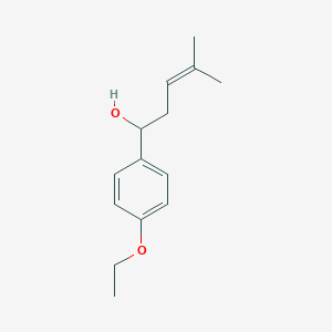 1-(4-Ethoxyphenyl)-4-methylpent-3-en-1-ol