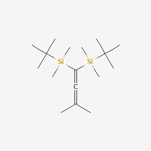 (3-Methylbuta-1,2-diene-1,1-diyl)bis[tert-butyl(dimethyl)silane]