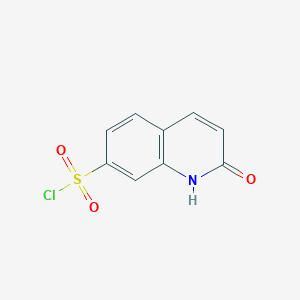 B1396074 2-Oxo-1,2-dihydroquinoline-7-sulfonyl chloride CAS No. 1116135-36-4