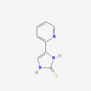 4-Pyridin-2-yl-1,3-dihydro-imidazole-2-thione