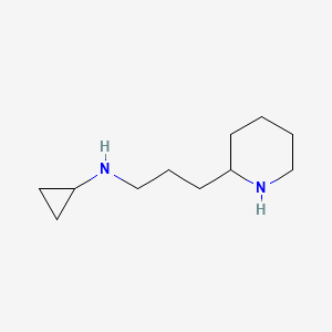 N-(3-(piperidin-2-yl)propyl)cyclopropanamine