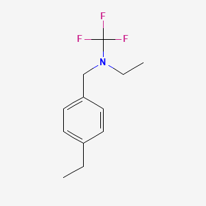 N-(4-ethylbenzyl)-N-(trifluoromethyl)ethanamine