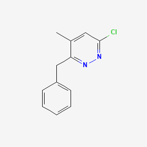 molecular formula C12H11ClN2 B13960775 3-Benzyl-6-chloro-4-methylpyridazine CAS No. 923951-11-5