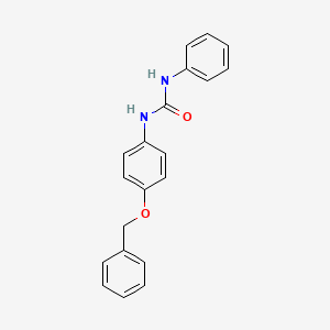 1-Phenyl-3-(4-phenylmethoxyphenyl)urea