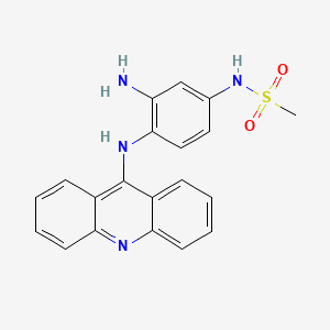 Methanesulfonanilide, 4'-(9-acridinylamino)-3'-amino-