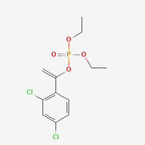 Phosphoric acid, 1-(2,4-dichlorophenyl)ethenyl diethyl ester