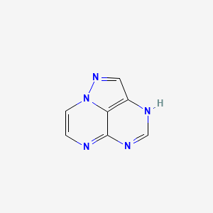 molecular formula C7H5N5 B13960846 4H-Pyrazolo[4,5,1-de]pteridine CAS No. 871117-98-5