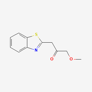 2-Propanone, 1-(2-benzothiazolyl)-3-methoxy-