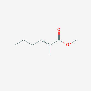 2-Hexenoic acid, 2-methyl-, methyl ester, (Z)-