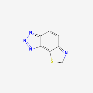 molecular formula C7H4N4S B13960931 7H-Thiazolo[5,4-e]benzotriazole CAS No. 211-28-9