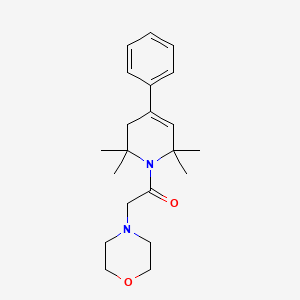 Pyridine, 1,2,3,6-tetrahydro-1-(morpholinoacetyl)-4-phenyl-2,2,6,6-tetramethyl-