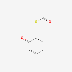 S-(1-Methyl-1-(4-methyl-2-oxo-3-cyclohexen-1-yl)ethyl) ethanethioate