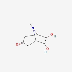 6,7-Dihydroxy-8-methyl-8-azabicyclo[3.2.1]octan-3-one