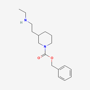 Benzyl 3-(2-(ethylamino)ethyl)piperidine-1-carboxylate