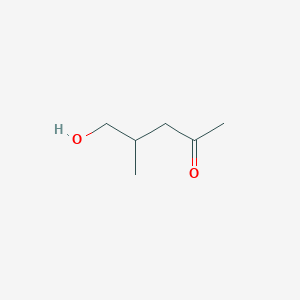 molecular formula C6H12O2 B13960992 4-(Hydroxymethyl)-2-pentanone CAS No. 66309-84-0