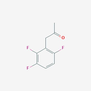 molecular formula C9H7F3O B1396102 1-(2,3,6-Trifluorophenyl)propan-2-one CAS No. 1305324-34-8