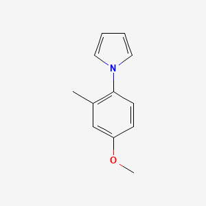 molecular formula C12H13NO B13961073 1-(4-methoxy-2-methylphenyl)-1H-pyrrole 