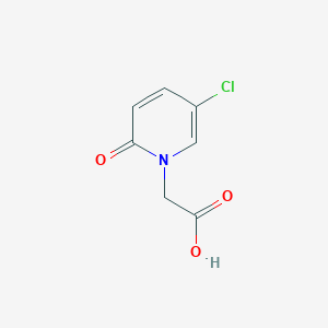 molecular formula C7H6ClNO3 B13961080 5-chloro-2-oxo-1(2H)-Pyridineacetic acid CAS No. 56546-37-3