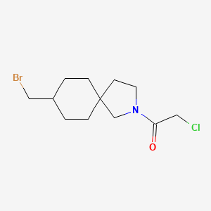 1-(8-(Bromomethyl)-2-azaspiro[4.5]decan-2-yl)-2-chloroethanone