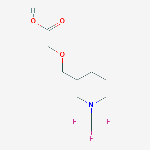 2-((1-(Trifluoromethyl)piperidin-3-yl)methoxy)acetic acid