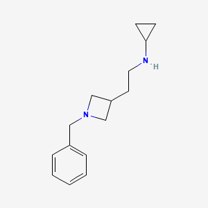 molecular formula C15H22N2 B13961220 N-(2-(1-benzylazetidin-3-yl)ethyl)cyclopropanamine 