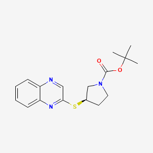 (R)-3-(Quinoxalin-2-ylsulfanyl)-pyrrolidine-1-carboxylic acid tert-butyl ester