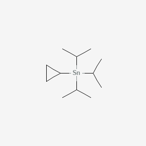 molecular formula C12H26Sn B13961266 Cyclopropyltriisopropylstannane CAS No. 35825-29-7