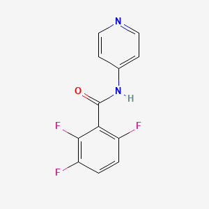 molecular formula C12H7F3N2O B13961288 2,3,6-Trifluoro-N-(4-pyridinyl)benzamide CAS No. 501442-51-9